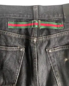 GUCCI グッチ トムフォード期 シェリーライン デニム カーゴパンツ 46のサムネイル