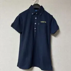 美品 アディダス ゴルフ レディース 半袖 ポロシャツ ネイビー Sサイズのサムネイル