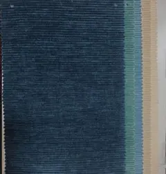 コーデュロイ生地 ダークブルー ストライプ セット