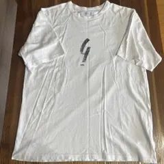 アニエスベー　ホワイト プリント Tシャツ サイズM