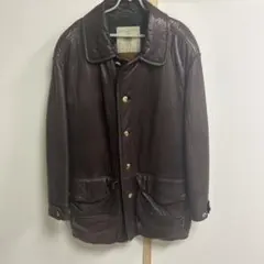 martin eden ダークブラウン レザージャケット