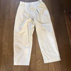 UNIQLO U ワイドパンツ アイボリー