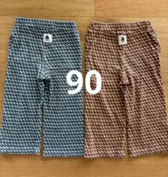 &mignon パンツ 2枚セット 90