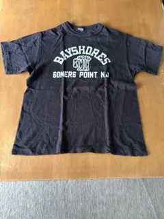 WAREHOUSE 両面フロッキープリントTシャツ 4601スミクロ