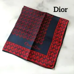 レア　超美品 Dior スカーフ　トロッター柄　シルク　タグあり　レッド レア 超美品 Dior スカーフ トロッター柄 シルク タグあり レッド