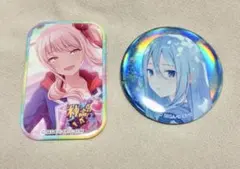 プロセカ 暁山瑞希 宵崎奏 グリ缶 スクエア缶 缶バッジ 2点セット