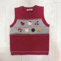 familiar ニットベスト 100cm