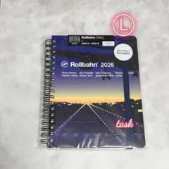 匿名配送　ロルバーン　ダイアリーL　2026　滑走路　飛行機　夜景　B