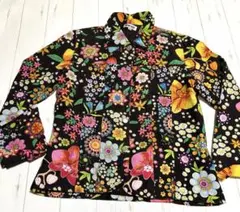 美品　KAKTUS 総柄 花柄 ジャケット レディーストップス　インポートのサムネイル
