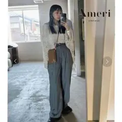 Ameri LAYERED DETAIL STRAIGHT PANTS