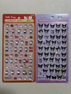 ボンボンドロップシールミニ☆クロミ　ハローキティ　２種セット [正規品]