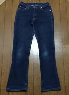 美品 シマロン 38 / 30 デニム ブルージーンズ ソフトフレア
