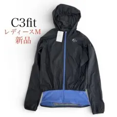 【新品タグ付】シースリーフィットC3fit サイクリング　フード付　ジャケットのサムネイル