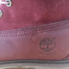 Timberland　スエード赤ワークブーツ