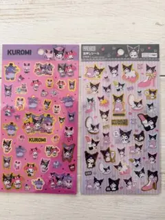 【手帳 ノートに】KUROMI ステッカーシート シール クロミ ダイアリー