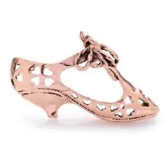 ピンズ バッジ ブローチ ビンテージ風 アンティーク風 銅 ( 靴 )