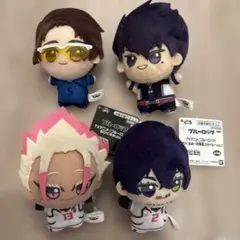 ブルーロックちびぐるみ４種（愛空、烏、雪宮、士道）