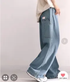 JaVa ジャバ別注　メンズライク ペインター ツイル ＆ ワイド デニム