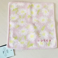 【新品】TOCCA シェニール織ハンカチ　ピンクのサムネイル