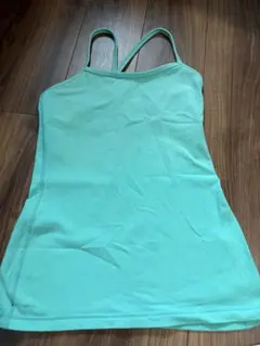 ルルレモン ミントグリーン Ｙタンクトップ