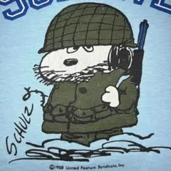 VINTAGE PEANUTS SNOOPY ARMY T-SHIRT