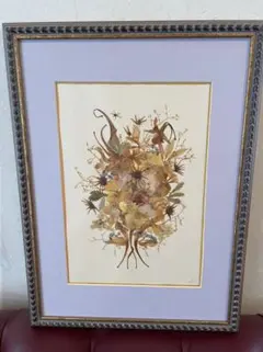 押し花額