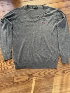 EAST BOYイーストボーイ　Vネックセーター11号　グレー