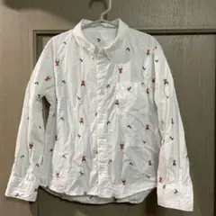 INSECT COLLECTION 長袖シャツ ホワイト 120-130センチ