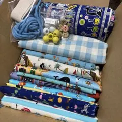 ハンドメイド用　男の子生地　小物　まとめ売り