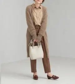 超美品♡ユナイテッドアローズ♡ヘアリーニットカーディガン　ベージュ