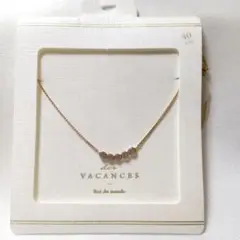 des VACANCES ゴールドネックレス 40cm No.d238