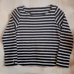 franchelippee フランシュリッペ ボーダー長 T Bear cute