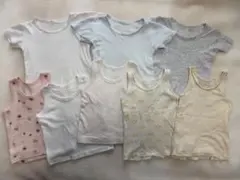 肌着　まとめ　トップバリュ　ユニクロ　タンクトップ　半袖　80 90