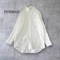 【ダーバン】41-80 シャツ メンズ ビジネス ワイシャツ オフィス 白 M