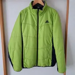 adidas グリーン ネイビー ジャケット・アウター