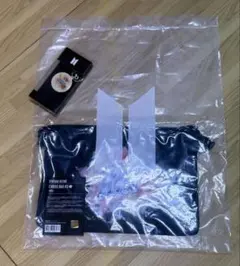 【公式】【新品未使用】 BTS RM クロスバッグ、キーチェーン2点セット