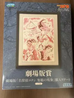【未使用】名探偵コナン セガラッキーくじ 劇場版賞 額入りアート 隻眼の残像
