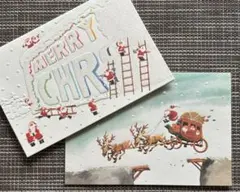 海外のクリスマスカード 2種