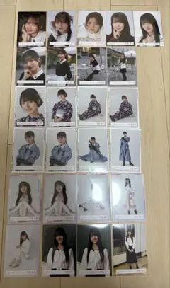 櫻坂46　中嶋優月 　生写真　25枚セット　コンプあり