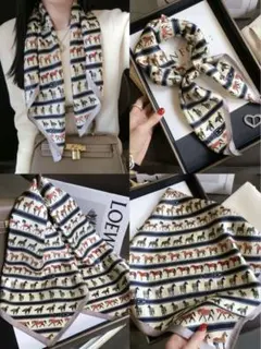 再入荷★スカーフ　大判　馬柄　日焼け対策　おしゃれ　ストール　秋　冬　人気