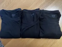 ユニクロ　MEN ヒートテッククルーネックT/9分袖　3枚セット