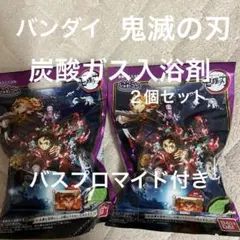 鬼滅の刃　バンダイ　バスプロマイド付き　炭酸ガス入浴剤　プロマイド付きのサムネイル