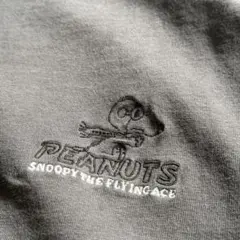 ユニクロUNIQLO UT PEANUTS スヌーピー刺繍 Tシャツ XL 厚手