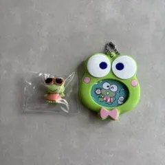 はぴだんぶい グラサンばちばちフィギュア　 ガチャガチャ　けろけろけろっぴ