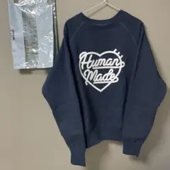 新品　Human Made ハート型ロゴ スウェット　ニット　裏起毛