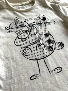美品　可愛い　PAUL & JOE 猫イラスト 長袖Tシャツのサムネイル