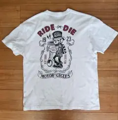 SKULL WORKS RIDE or DIE Tシャツ Lサイズ