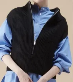 《美品》【大人気】Iheritage martiniqueジップアップベスト