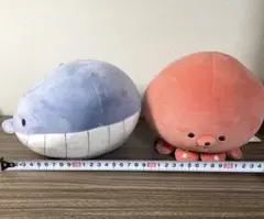 【Blue Bleuet】ブルーブルーエ　クジラとタコのぬいぐるみ　海の生き物