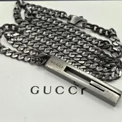 新品仕上済] グッチ シルバー ノット インフィニティ 喜平 ネックレス